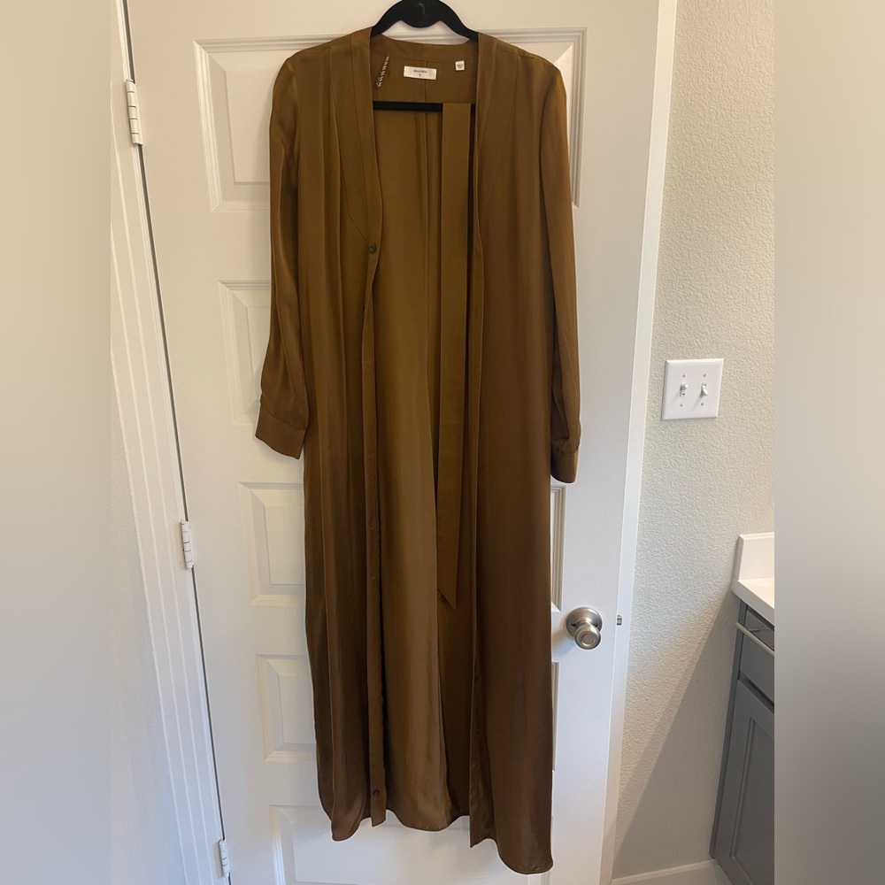 Billy Reid Tan Duster Coat